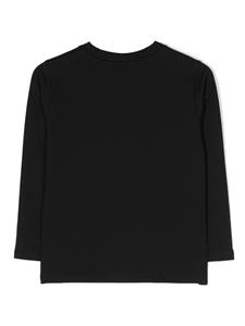 Moncler Enfant T-shirt met ronde hals - Zwart
