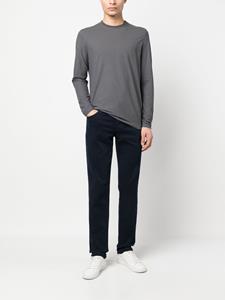 Zanone Katoenen sweater - Grijs