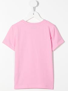 Moschino Kids T-shirt met logoprint - Roze