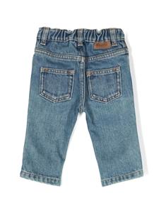 Bonpoint Jeans met elastische taille - Blauw
