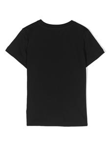 Moschino Kids T-shirt met logo-reliëf - 60100 NERO