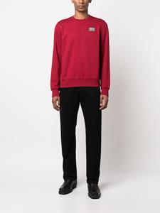 Diesel S-Ginn-Sp sweater met logopatch - Rood