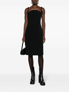 Versace sleeveless midi dress - Zwart