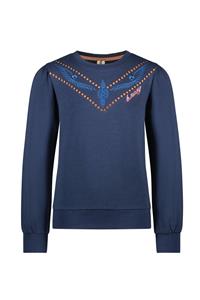 B.Nosy Meisjes sweater - Vieve - Navy blauw