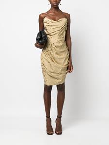 Vivienne Westwood Strapless mini-jurk - Beige