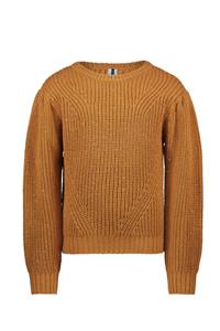 B.Nosy Meisjes sweater bruin - Donna - Amandel