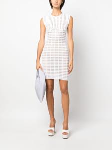 Genny Mini-jurk met print - Wit