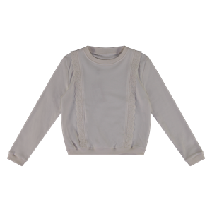 Vinrose Meisjes sweater - Egret