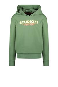 Tygo & Vito Meisjes sweater - Selma - Olijf groen
