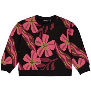 Quapi Meisjes sweater - Amy - AOP bloemen roze