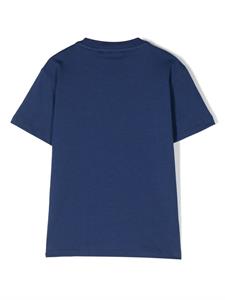 DONDUP KIDS Shirt met logoplakkaat - Blauw