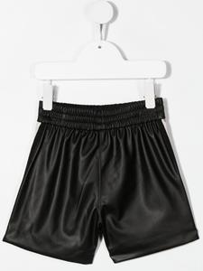 Monnalisa Bermuda shorts met zijstreep - Zwart