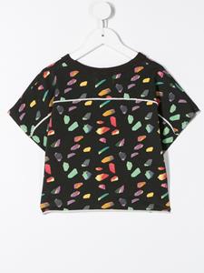 Andorine T-shirt met geometrische print - Zwart