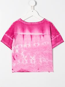 Andorine T-shirt met tie-dye print - Roze
