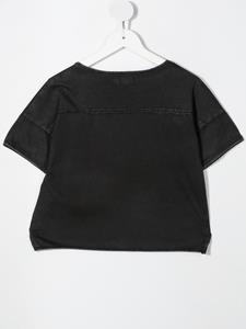 Andorine T-shirt met tekst - Zwart
