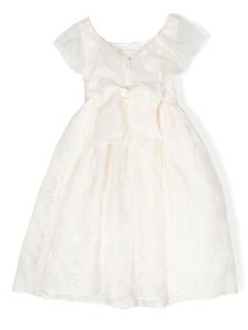 La Stupenderia Maxi-jurk met kant - Wit