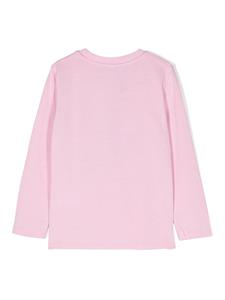 Kenzo Kids T-shirt met tijgerprint - Roze