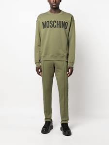 Moschino Sweater met logoprint - Groen