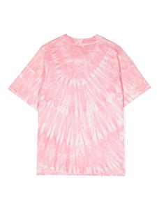 Dsquared2 Kids T-shirt met tie-dye print - Roze