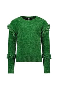 B.Nosy Meisjes sweater - Amber - Amazon groen
