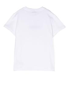 Dolce & Gabbana Kids T-shirt met geborduurd logo - Wit