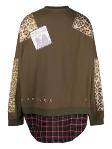 Moschino Sweater met vlakken - Groen