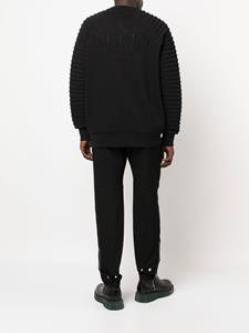 Philipp Plein Sweater met logopatch - Zwart
