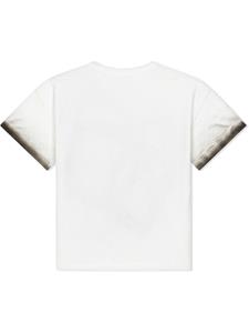 Dolce & Gabbana Kids T-shirt met graffitiprint - Wit