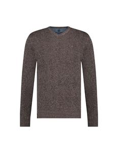 Fellows United Pullover V-neck Argyle Fantasy Brown  