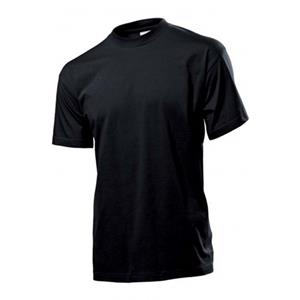 Stedman Zwart t-shirt ronde hals katoen -