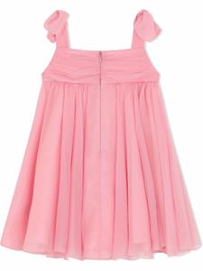 Dolce & Gabbana Kids Zijden jurk - Roze