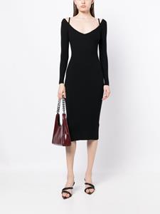 Jason Wu Midi-jurk - Zwart