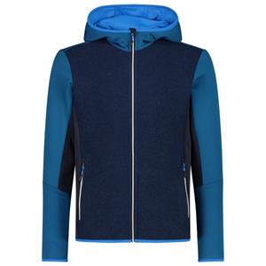 CMP  Jacket Fix Hood Bonded Wooltech - Wollen vest, blauw
