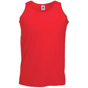 Fruit Of The Loom rood singlet mouwloos shirt -