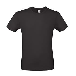 B&C Zwart basic t-shirt met ronde hals voor heren