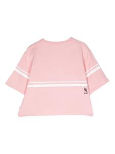 Gcds Kids T-shirt met streepdetail - Roze