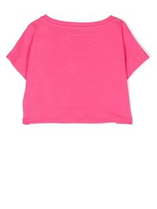 Missoni Kids T-shirt met logoprint - Roze