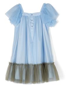 Il Gufo Tulen jurk - Blauw