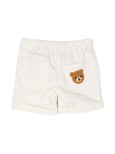 Moschino Kids Gekreukte shorts - Beige