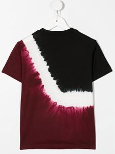 Nº21 Kids T-shirt met tie-dye print - Zwart