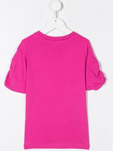 Nº21 Kids T-shirt met ruche afwerking - Roze