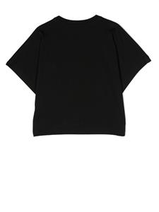 Nº21 Kids T-shirt met logoprint - Zwart