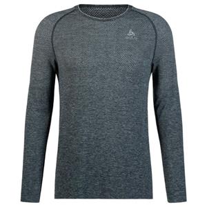 Odlo  T-Shirt Crew Neck L/S Essential Seamless - Sportshirt, blauw/grijs