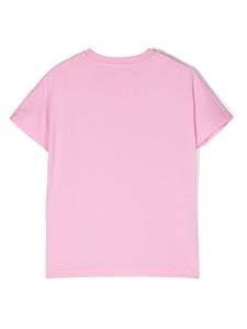 MSGM Kids T-shirt met logoprint - Roze