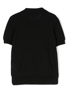 Neil Barrett Kids T-shirt met geborduurd logo - Zwart