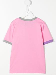 Natasha Zinko Kids T-shirt met logoprint - Roze