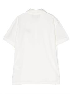 Versace Kids Poloshirt met geborduurd logo - Wit