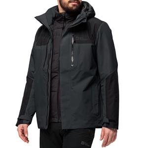 Jack Wolfskin Funktionsjacke "JASPER 3IN1 JKT M", mit Kapuze, mit Belüftungsreißverschlüsse