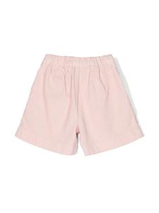Il Gufo Ribfluwelen shorts - Roze