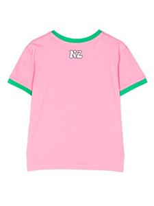 Natasha Zinko Kids T-shirt met print - Roze